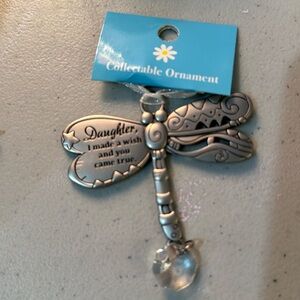 Collectible silver ornament to  Daughter